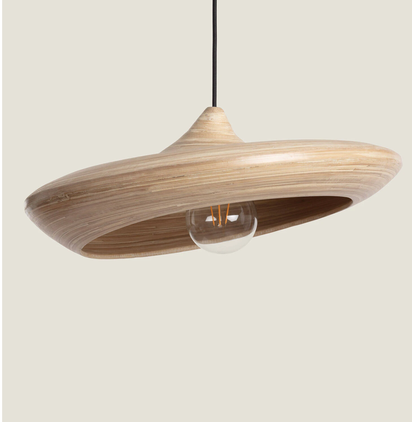 LAMPA WISZĄCA BAMBUSOWA SHUKA KERO BIG